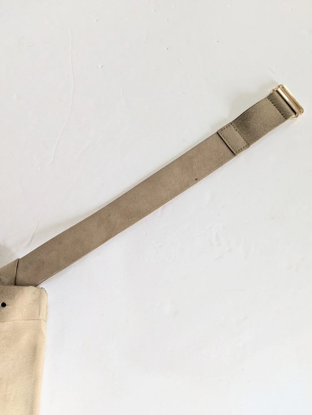 H&M Faux Suede Stretch Belt Size Medium